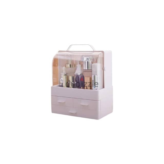 Makeup Storage Box with Drawers, Cosmetics Organizer 0