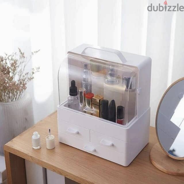 Makeup Storage Box with Drawers, Cosmetics Organizer 2