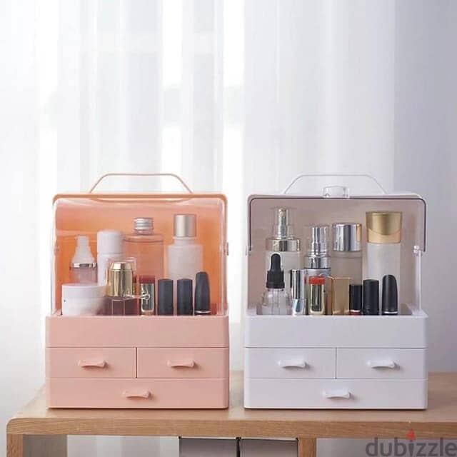 Makeup Storage Box with Drawers, Cosmetics Organizer 5