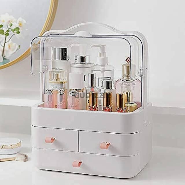 Makeup Storage Box with Drawers, Cosmetics Organizer 7