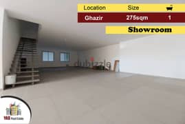 Ghazir/Kfarhbab 275m2 | Showroom | Perfect investment | IV | 0