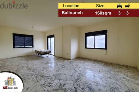 Ballouneh 160m2 | Open View | Luxury | Prime Location | TO |