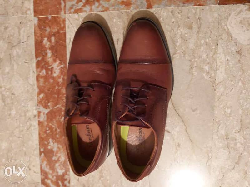 Florsheim shoe  leather 41 2