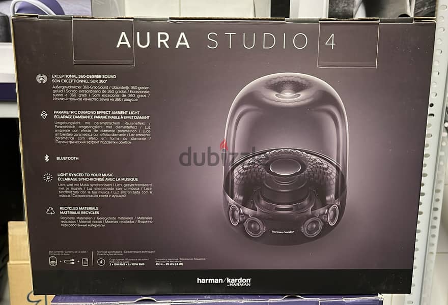 Harman Kardon Bluetooth Speaker Aura Studio 3 - istore