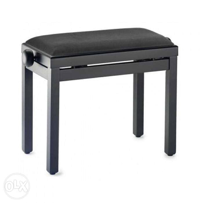 Stagg Black Piano Bench 1