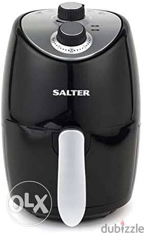 Salter EK2817 Compact Hot Air Fryer with Removable Frying Rack, 2 L, 1 1