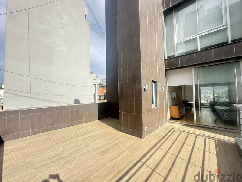 Ashrafiyeh/ apartment for rent/ duplex with 2 Terraces/ Achrafiyeh 10