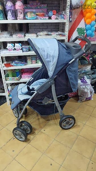 junior's Brand grey and blue in good condition عرباية جونيور 5