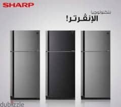 Sharp refrigerator 2 doors SJ-SE75D-BK5