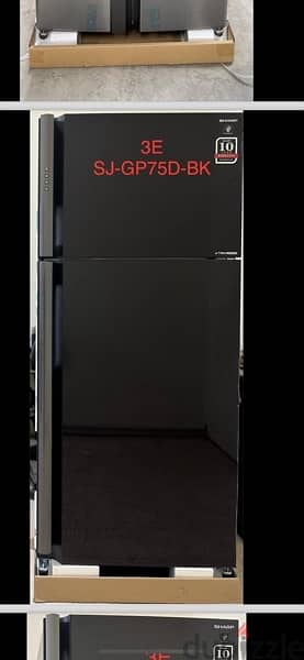 Sharp refrigerator 2 doors SJ-SE75D-BK5 1