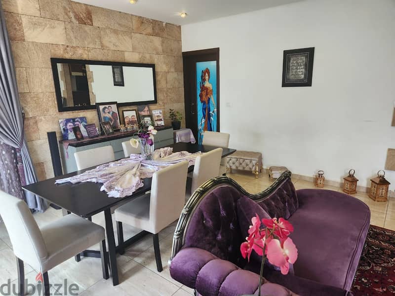 L14005-Decorated Apartment With Large Terrace For Sale In Aamchit 2