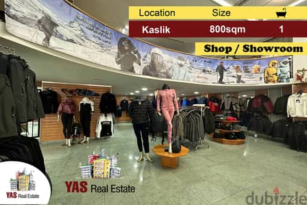 Kaslik 800m2 | Shop/Showroom | Main Road | Great Investment | KA |