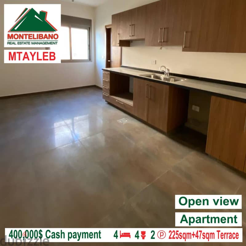 Open view apartment for sale in MTAYLEB!!! 1