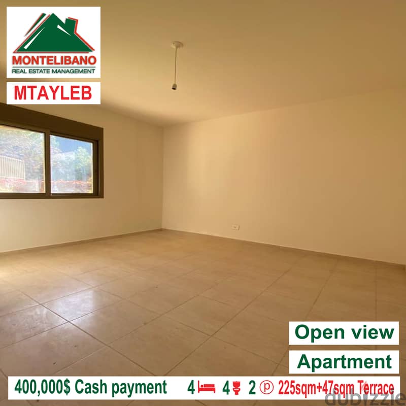 Open view apartment for sale in MTAYLEB!!! 3
