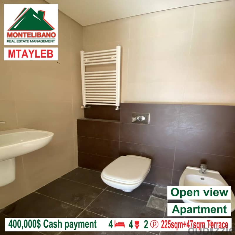 Open view apartment for sale in MTAYLEB!!! 4
