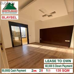 Apartment for sale in BLAYBEL !!80,000$!!