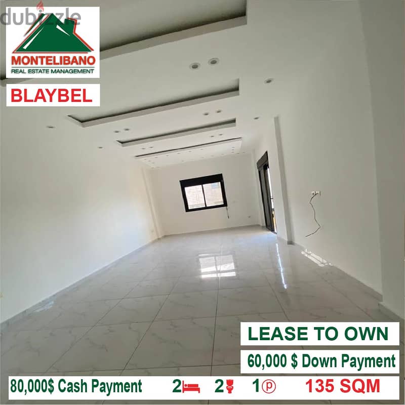 Apartment for sale in BLAYBEL !!80,000$!! 3
