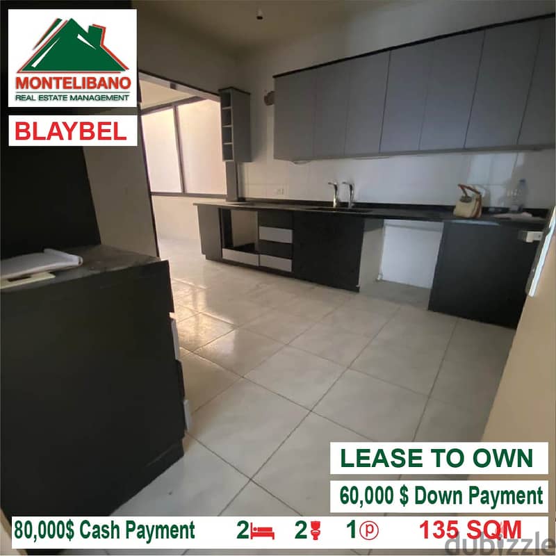 Apartment for sale in BLAYBEL !!80,000$!! 4
