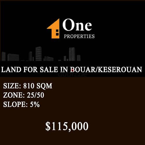 LAND FOR SALE in BOUAR/KESEROUAN. 0