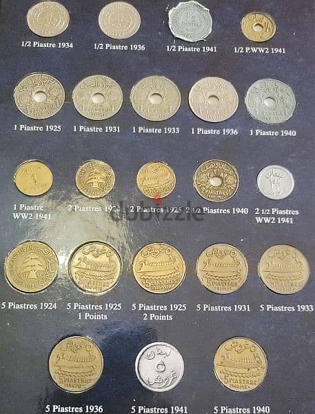 Album Lebanese Coins 1924 to 2018 Full 2