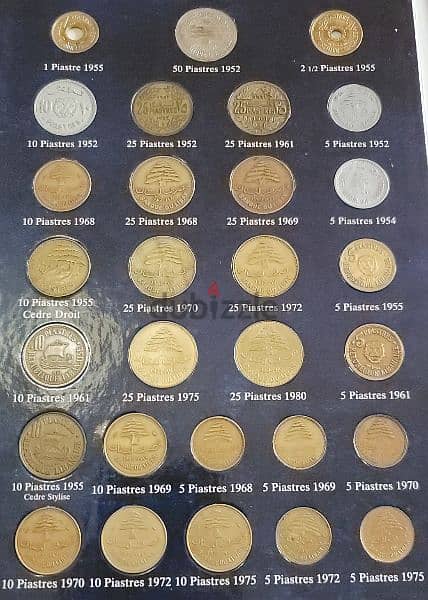 Album Lebanese Coins 1924 to 2018 Full 3