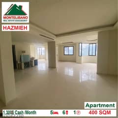 Apartment for rent located in HAZMIEH !!1300$!!