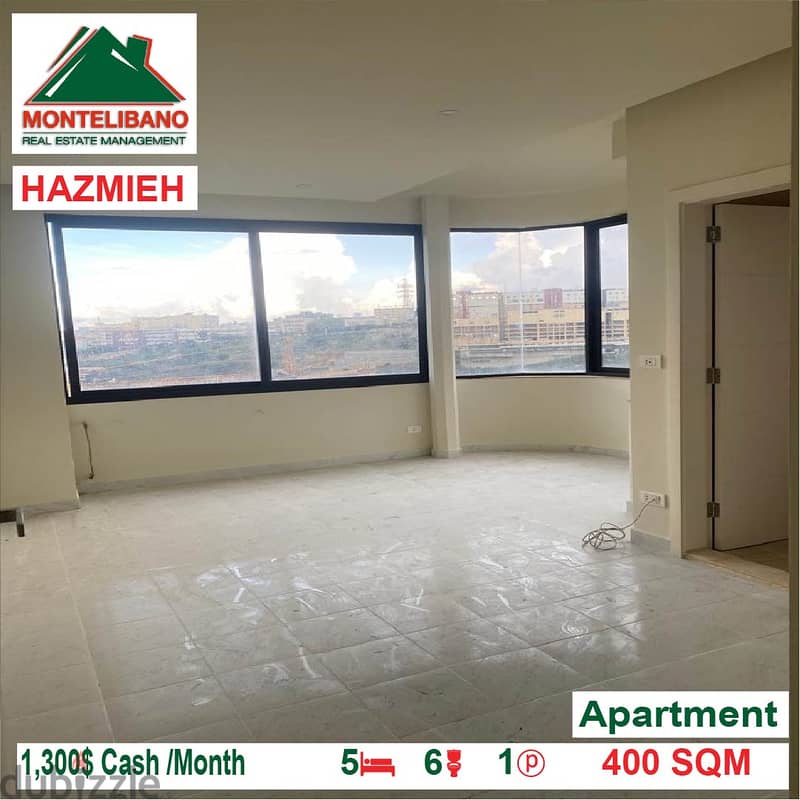 Apartment for rent located in HAZMIEH !!1300$!! 3