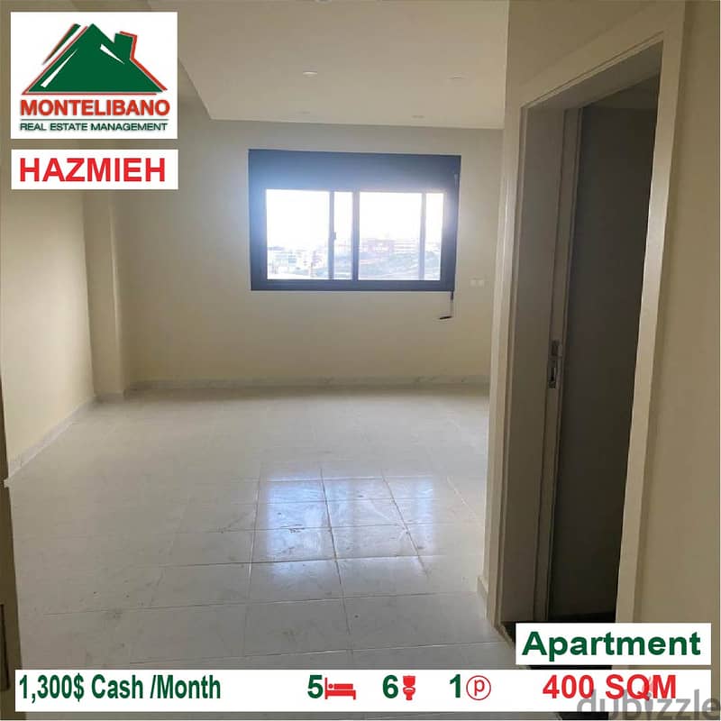 Apartment for rent located in HAZMIEH !!1300$!! 4
