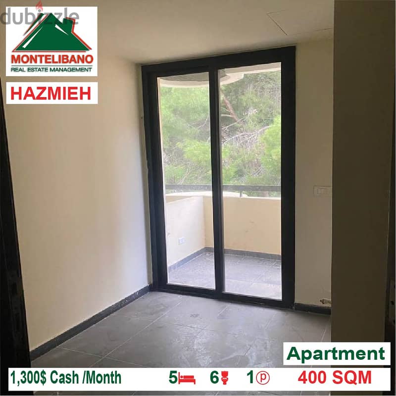 Apartment for rent located in HAZMIEH !!1300$!! 5