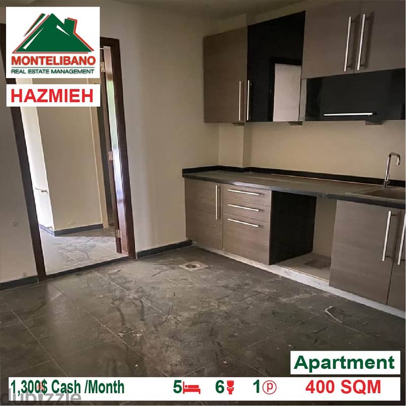 Apartment for rent located in HAZMIEH !!1300$!! 6