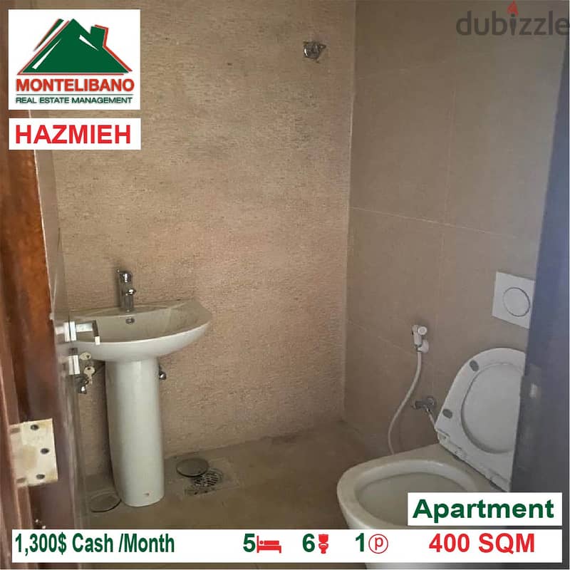 Apartment for rent located in HAZMIEH !!1300$!! 9