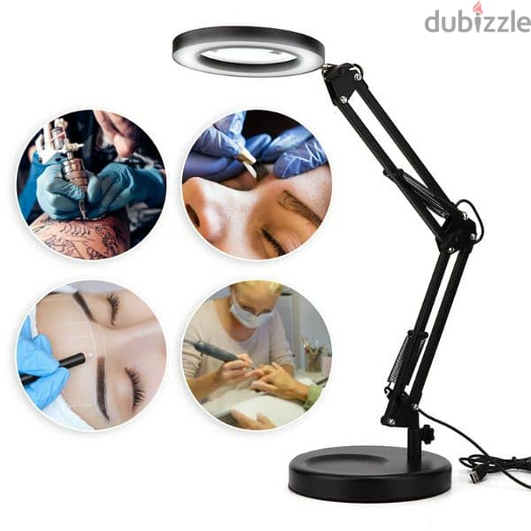 Magnifier Lamp Foldable 5X 7