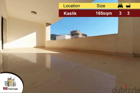 Kaslik/Sarba 185m2 | Partial View | Quiet Area | IV |