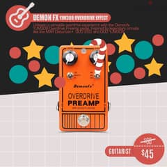 Demon-fx YJM308 Overdrive guitar pedal 0