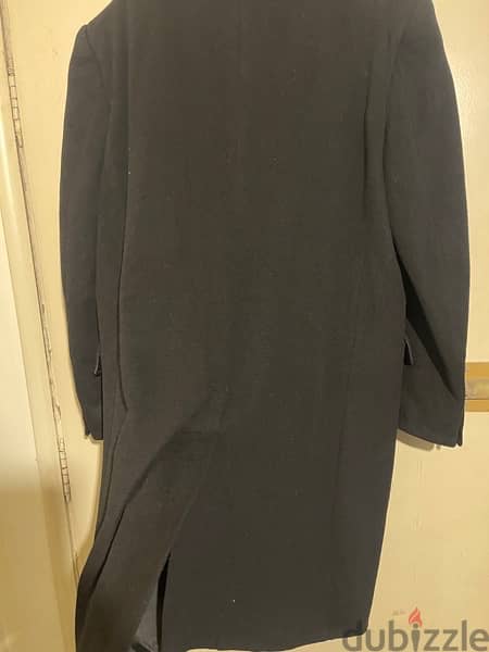 VINCENTI coat black size 54 wool 5