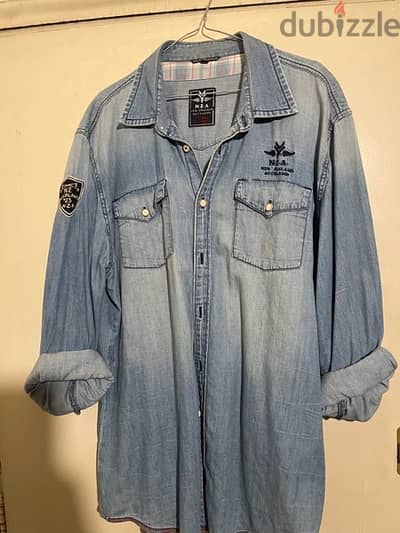 NZA new zealand jeans shirt size xxl