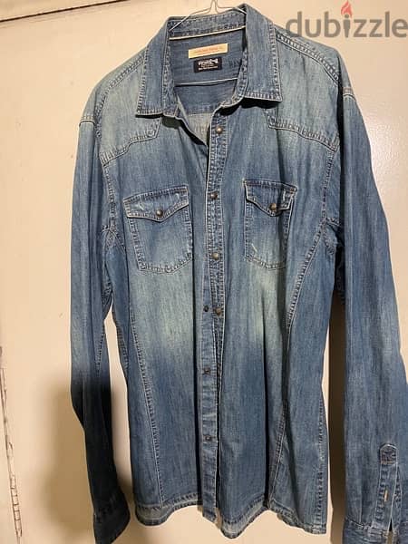 H&M jeans shirt size Xl 6