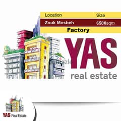 Zouk Mosbeh 6500m2 | Factory | Industrial Level 2 | Unique Property | 0