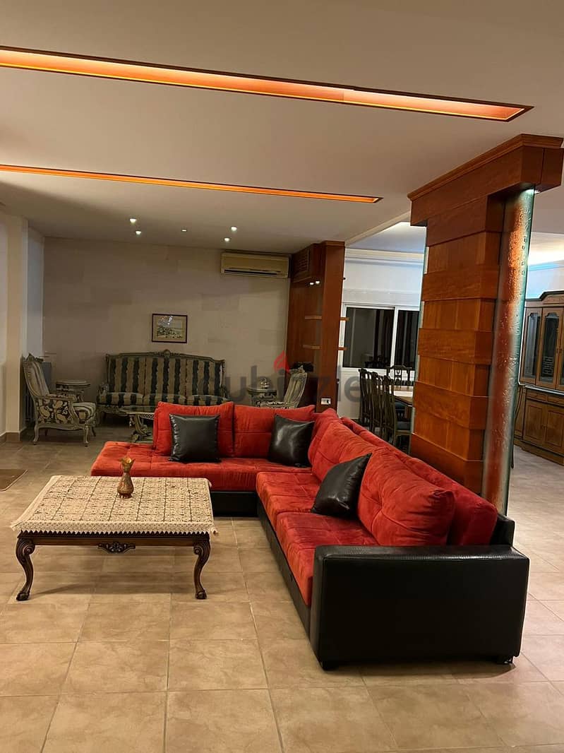 L14019-250 SQM Fully Furnished Apartment For Rent In Furn El Chebbak 2
