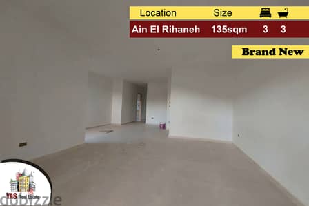 Ain El Rihaneh 135m2 | Luxury | New | Prime Location | KS |