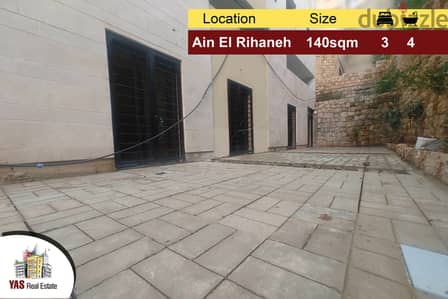 Ain El Rihaneh 140m2 | 80m terrace | Luxury | Calm Area | KS |