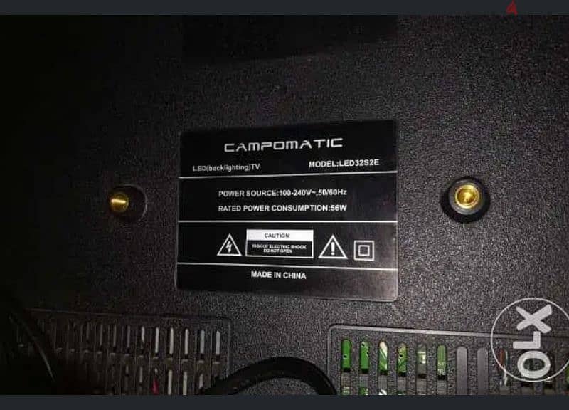 campomatic 32" broken screen TV Used for 3 months 1