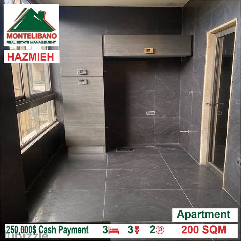 Apartment for sale located in HAZMIEH !!250,000$!! 3
