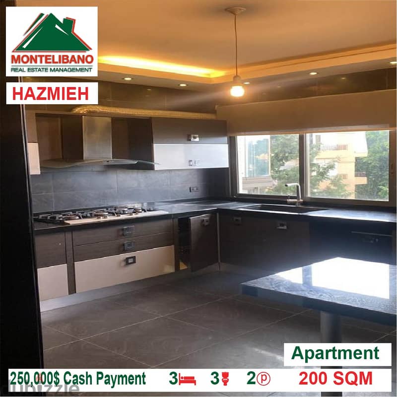 Apartment for sale located in HAZMIEH !!250,000$!! 4