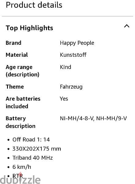 german store happy people RC off road 1:14 1