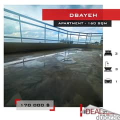 Apartment for sale in dbayeh 160 SQM REF#EA15257 0