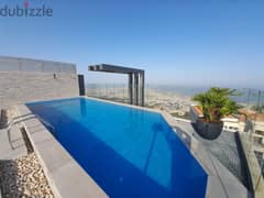 36 Sqm|Luxurious STUDIO in Beit Meri| Panoramic mountain & sea view
