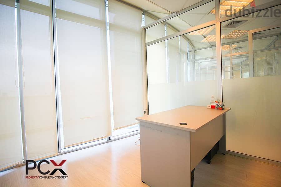 Office For Rent in Sin El Fil I With View | Partioned I Prime Location 2