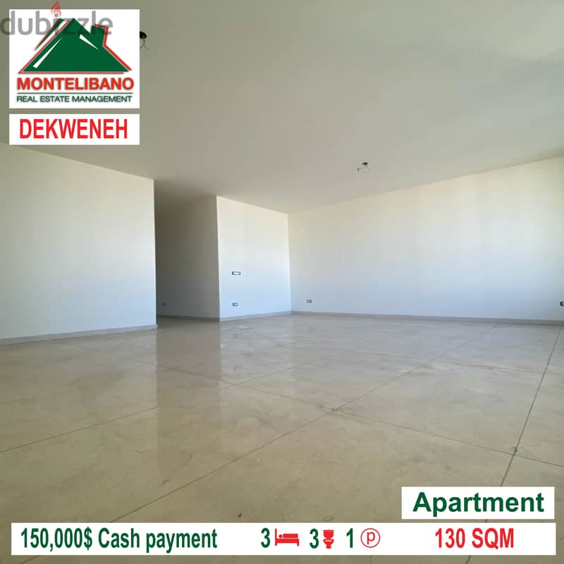Apartment for sale in DEKWENEH!!! 4