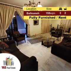 Ballouneh 155m2 | Fully furnished | Panoramic View | For Rent | (MY) 0